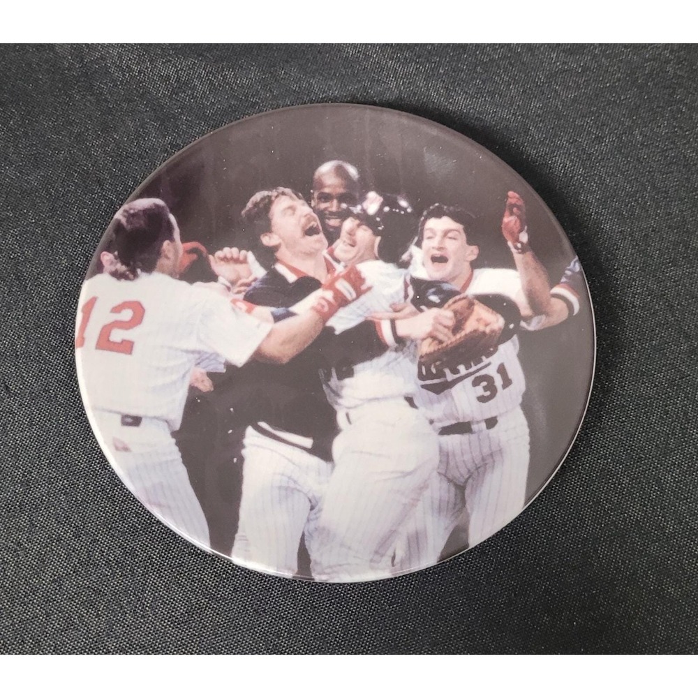 Minnesota Twins MLB 1991 World Championship Mini Collector Plate